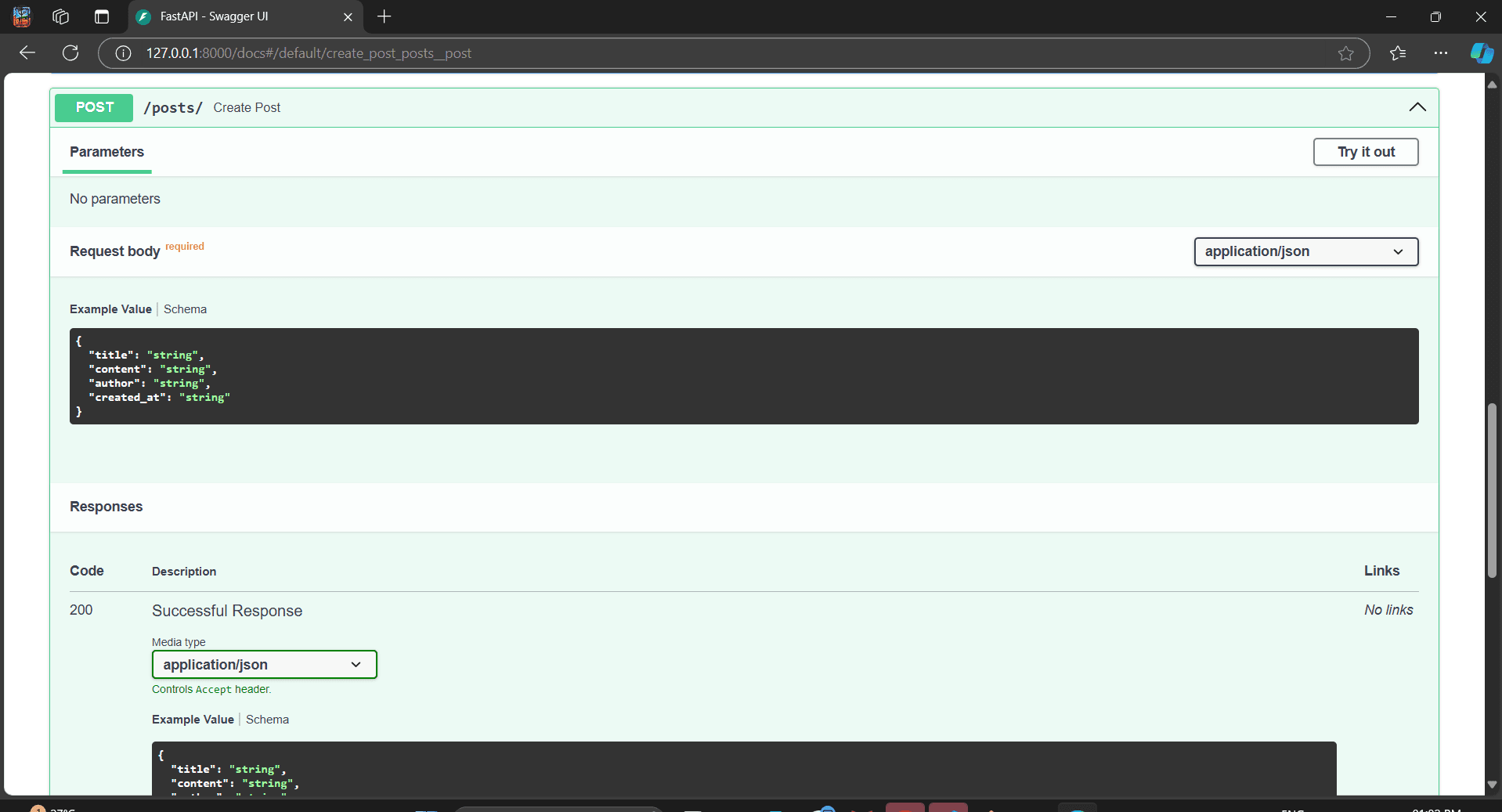 School Blog API screenshot 4 of 5