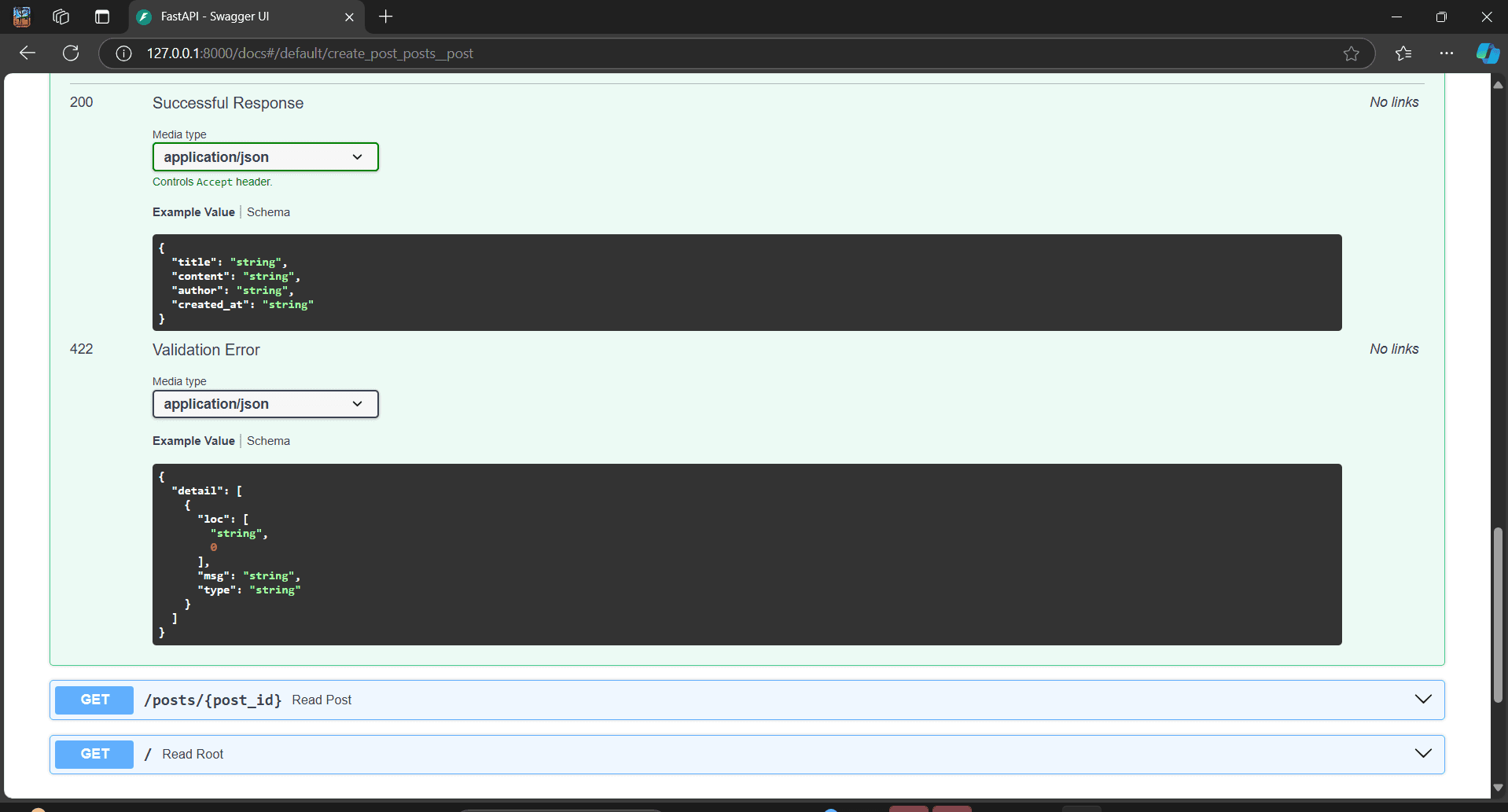 School Blog API screenshot 5 of 5
