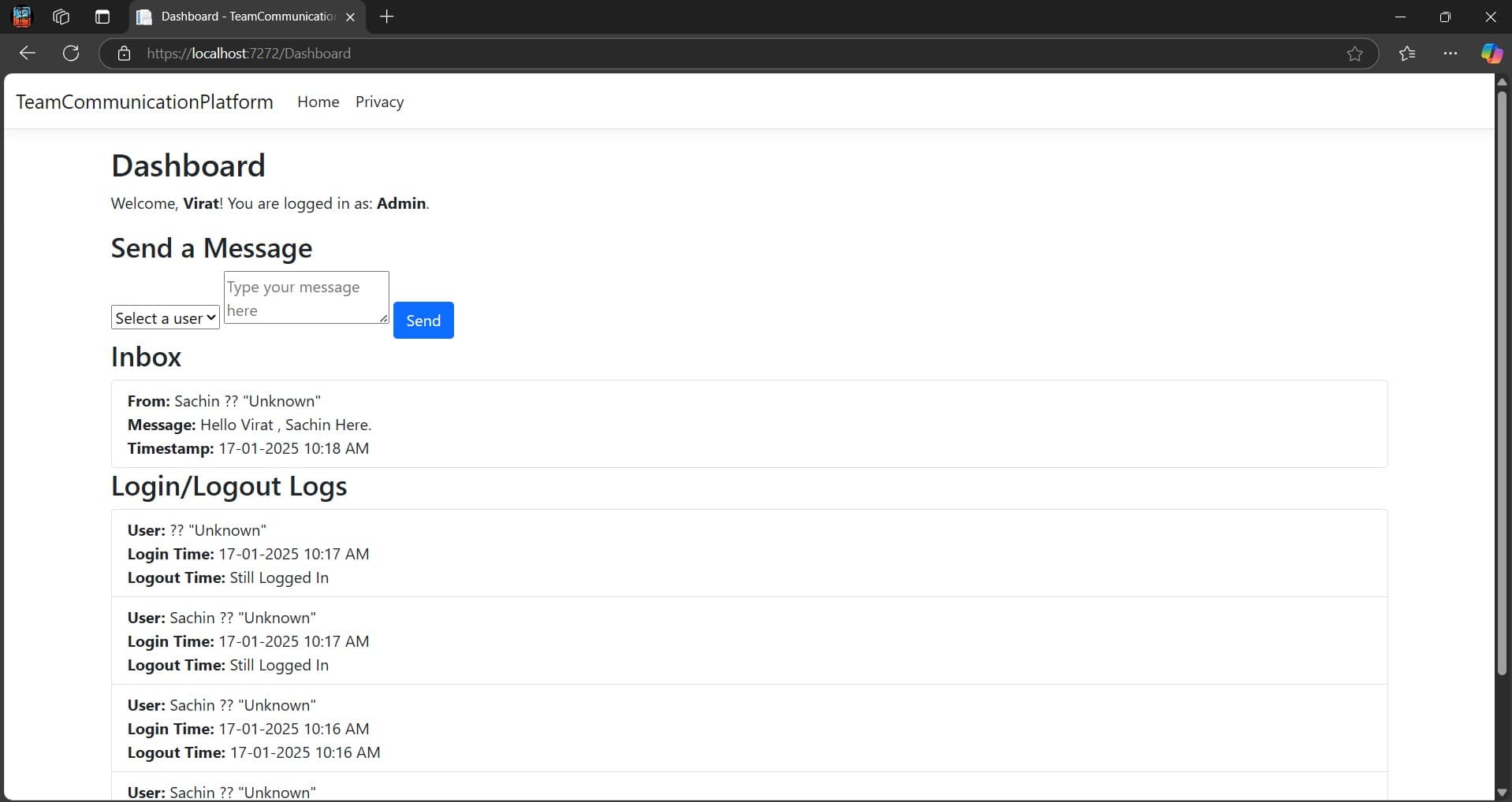 Team Communication Platform screenshot 5 of 6